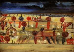 Garden in the Plain II (with the Garden House) by Paul Klee